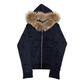 Slashed Fur Hoodie
